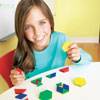 1cm Plastic Pattern Blocks - Set of 250 - by Learning Resources - LER0632