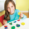 1cm Plastic Pattern Blocks - Set of 250 - by Learning Resources - LER0632