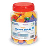 1cm Plastic Pattern Blocks - Set of 250 - by Learning Resources - LER0632