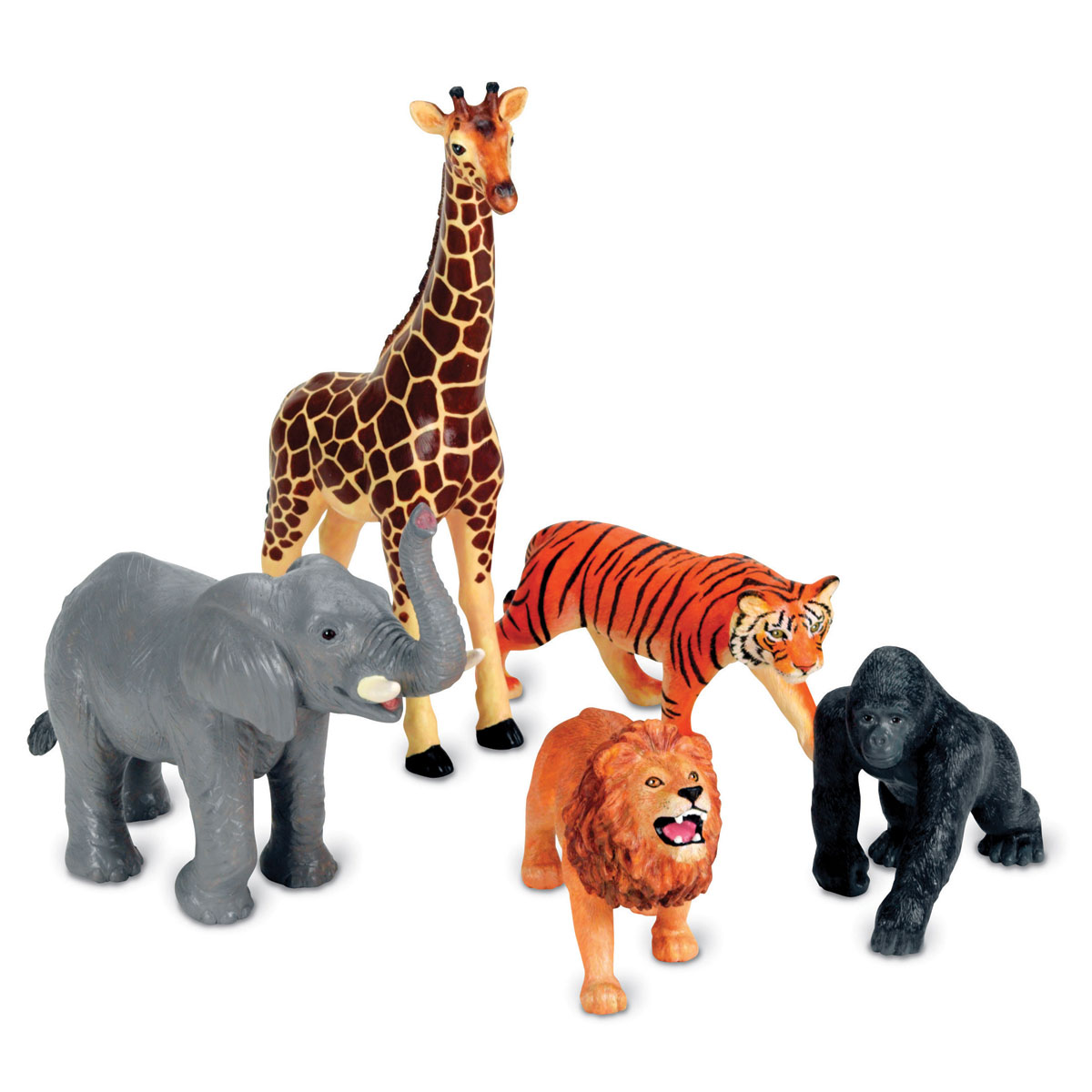 Тигр лев жираф слон. Джунгли Анимал фигурки. Пластиковые игрушки животные. Набор животных для детей. Набор животных для детей фигурки.