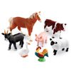 Jumbo Farm Animals - Set of 7 - by Learning Resources - LER0694