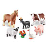 Jumbo Farm Animals - Set of 7 - by Learning Resources - LER0694