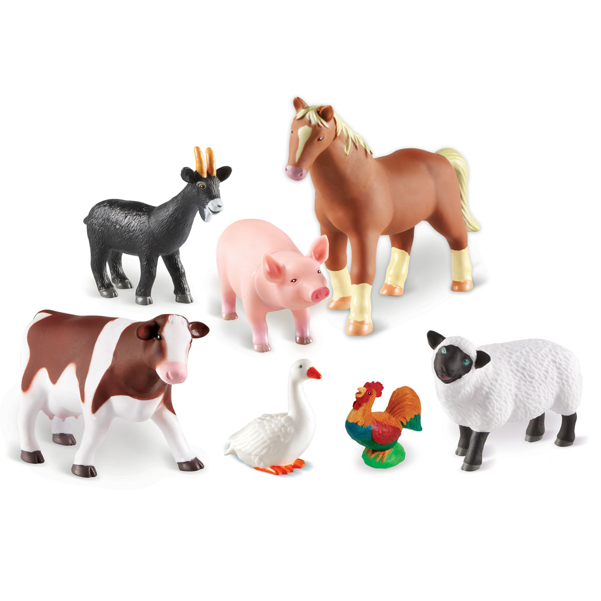 Learning Minds Set of 8 Jumbo Farm Animal Figures 18 Months for sale online 