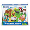 Jumbo Farm Animals - Set of 7 - by Learning Resources - LER0694