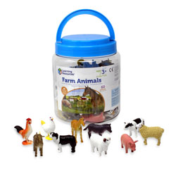 Farm Animal Counters - Set of 60 - by Learning Resources