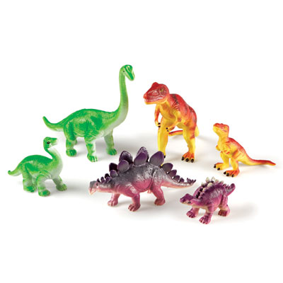 Jumbo Dinosaurs: Mommas and Babies - Set of 6 - by Learning Resources - LER0836