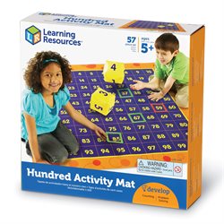 Hip Hoppin' Hundred Mat Hundreds Activity Mat - by Learning Resources