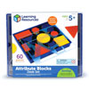 Attribute Blocks Desk Set - Set of 60 Pieces - by Learning Resources - LER1270