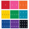 Double-Sided Magnetic Demonstration Rainbow Fraction Squares - by Learning Resources - LER1617