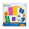 Double-Sided Magnetic Demonstration Rainbow Fraction Squares - by Learning Resources - LER1617