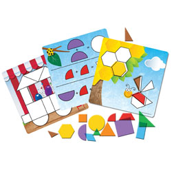 Shapes Don't Bug Me Geometry Activity Set - Set of 156 Pieces - by Learning Resources