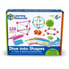 Dive into Shapes! A "Sea" and Build Geometry Set - Set of 129 Pieces - by Learning Resources - LER1773