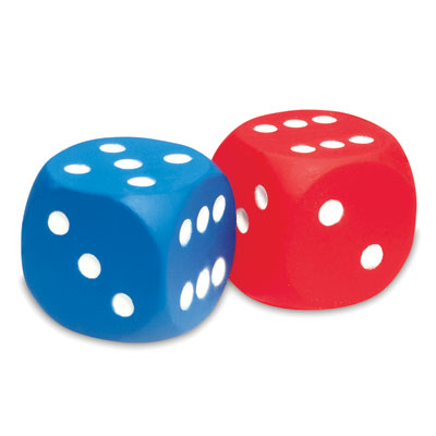 Foam Dot Dice - Set of 2 - by Learning Resources - LER2228