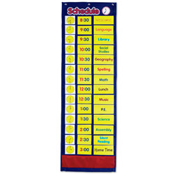 Daily Schedule Pocket Chart - by Learning Resources