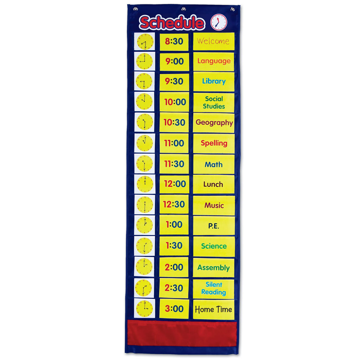 Daily Schedule Pocket Chart