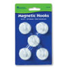 Original White Magnetic Hooks - Set of 5 - by Learning Resources - LER2698