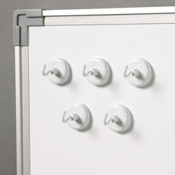 Original White Magnetic Hooks - Set of 5 - by Learning Resources