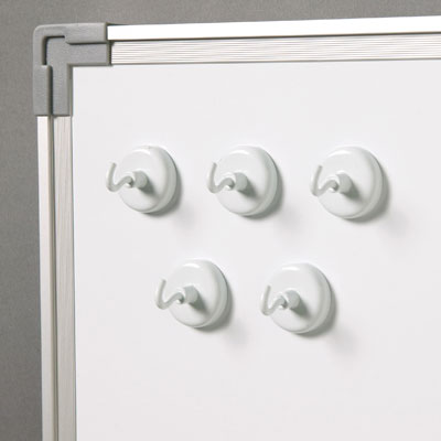 Original White Magnetic Hooks - Set of 5 - by Learning Resources - LER2698