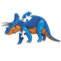 Jumbo Dinosaur Floor Puzzle Triceratops - by Learning Resources
