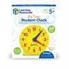 Big Time 24-Hour Geared Student Clock - by Learning Resources - LSP3101-UK