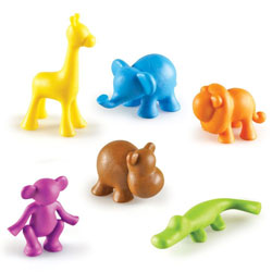 Wild About Animals Jungle Counters - Set of 72 - by Learning Resources