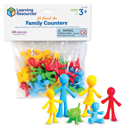 All About Me Family Counters - Set of 24 - by Learning Resources