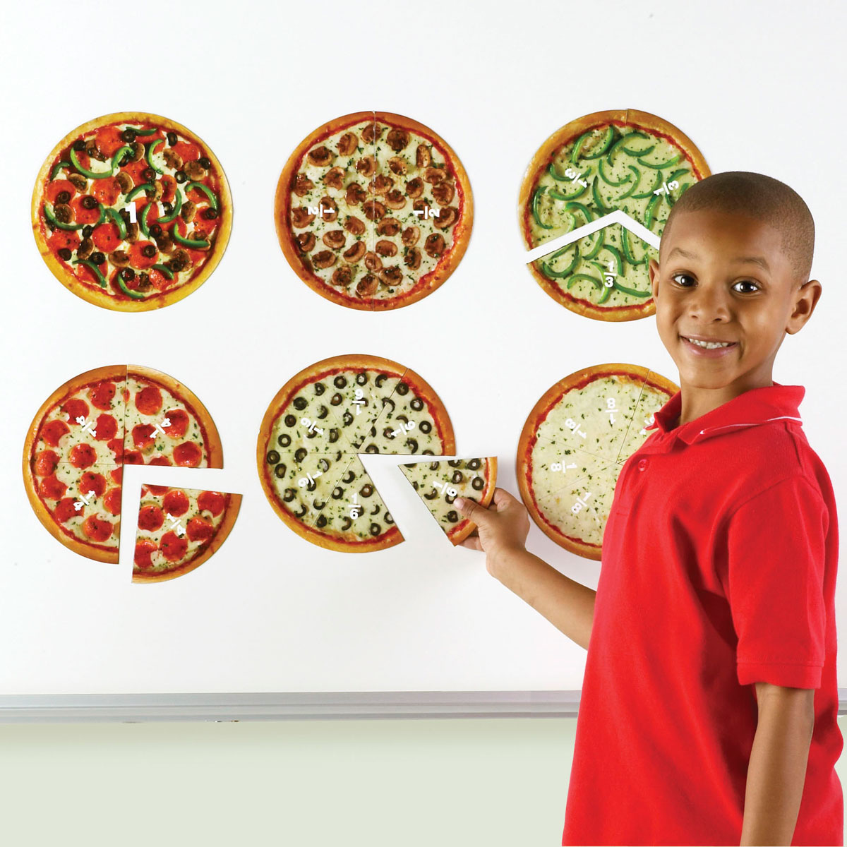 Magnetic Pizza Fractions - by Learning Resources LER5062 | Primary ICT