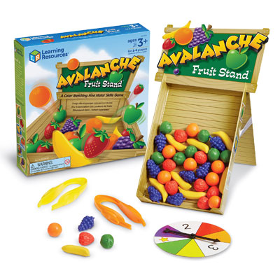 Avalanche Fruit Stand Colour & Fine Motor Skills Game - by Learning Resources - LER5070