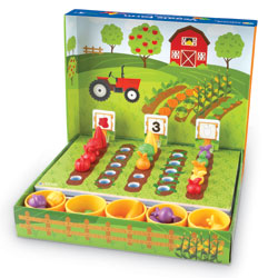 Veggie Farm Sorting Set - includes 46 pieces - by Learning Resources