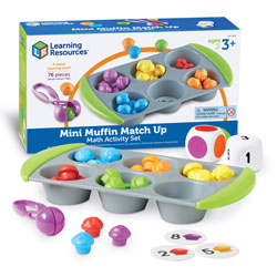 Mini Muffin Match Up Maths Activity Set - by Learning Resources