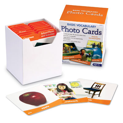 Basic Vocabulary Photo Cards - by Learning Resources - LER6079