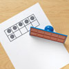 Ten-Frame Stamp - (ink pad not included) - by Learning Resources - LER6652