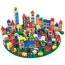 City Blocks Set 1 - Set of 160 pieces