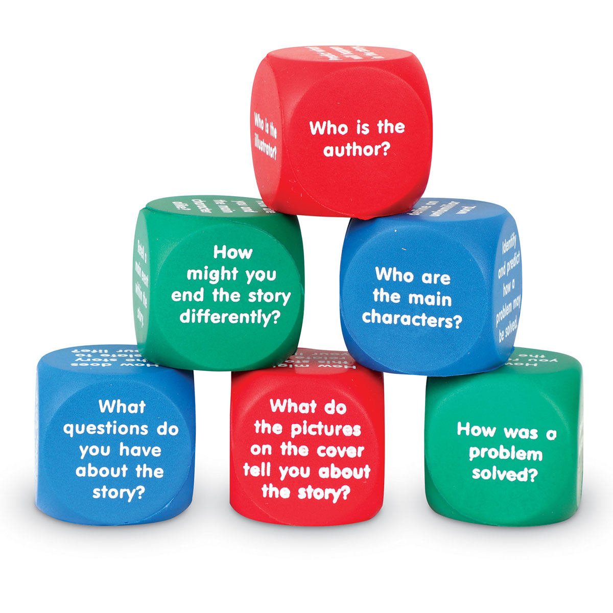 Learning Resources Soft Foam Story Starter Word Cubes 
