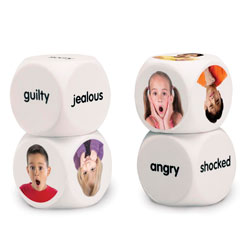 Emotion Cubes - Set of 4 - by Learning Resources