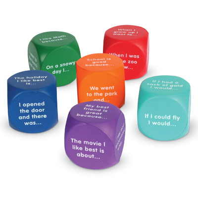 Writing Prompt Cubes - Set of 6 - by Learning Resources - LER7232