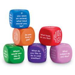 Conversation Cubes - Set of 6 - by Learning Resources
