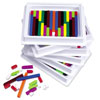 Interlocking Plastic Cuisenaire Rods Class Multi-Pack - (in six trays) - by Learning Resources - LER7481