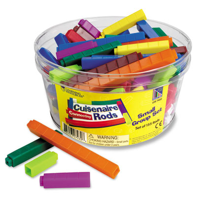 Plastic Cuisenaire Rods - Small Group Tub Set - by Learning Resources - LER7482