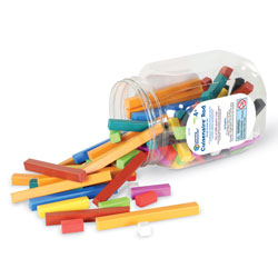 Cuisenaire Rods Plastic Rods Small Group Sets - (in a tub) - by Learning Resources