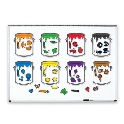 Magnetic Paint Can Colour Sorting Display Set - Set of 48 Pieces - by Learning Resources - LER9590