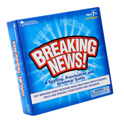 Breaking News! Spelling, Punctuation and Grammar Game - by Learning Resources