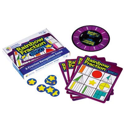 Rainbow Fraction Bingo - by Learning Resources - LSP0620-UK