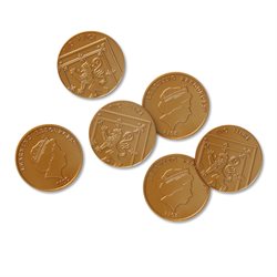 UK Play Money: Two Pence Coins - Pack of 100 - by Learning Resources