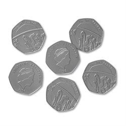 UK Play Money: Twenty Pence Coins - Pack of 100 - by Learning Resources