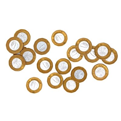 UK Play Money: One Pound Coins - Pack of 50 - by Learning Resources - LSP1150-1L