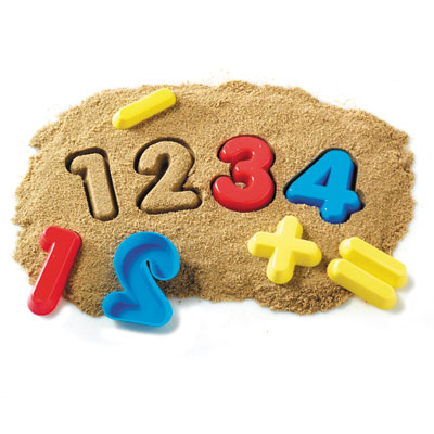 Numbers & Operations Sand Moulds - Set of 26 - by Learning Resources - LSP1452-UKM