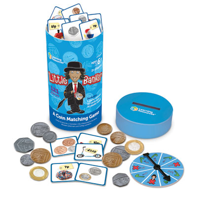 Little Banker Coin Matching Game - by Learning Resources - LSP8557-UK