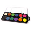 12 Disc Artist Watercolour Paint Set With Brush