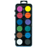 12 Disc Artist Watercolour Paint Set With Brush - MB-Z1004